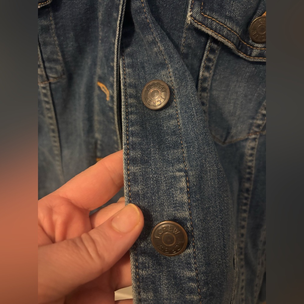 Jcrew Jean denim jacket XL - Picture 3 of 6